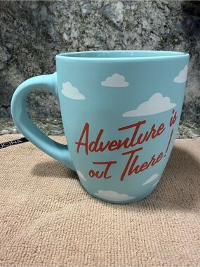 Disney Pixar Up “Adventure Is Out There!” Soft Touch 25 oz Ceramic Mug | NWT